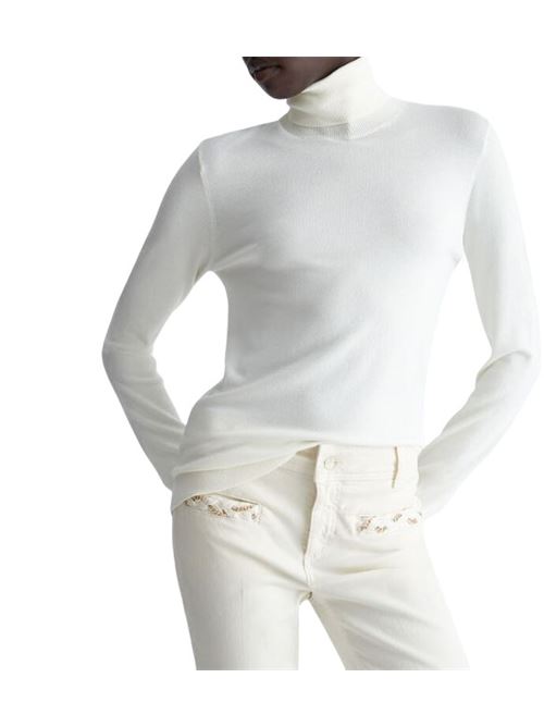 White turtleneck for women Liu Jo | WF3126MA18F.10701